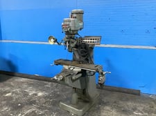 Bridgeport, Vertical Milling Machine, 9" x 42" Table, 2 HP, 1415/1710 RPM, 220/460 V.