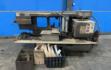 18" x 32" HEM #CYCLONE, Horizontal Band Saw, 1.25" x 16" x .042" Blade, 17" x 24" Table, 85 psi, 7.5 HP