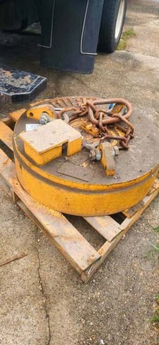 30" Ohio Magnetics, Electromagnetic Scrap Magnet, 230 VDC, 75% duty cycle, diesel generator, 2006
