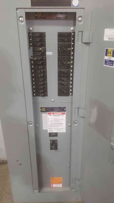 225 Amp. Square D, NQODKA, Panelboard, 3PH, 42-Circuit, Copper Bus, w/ Main Circuit Breaker
