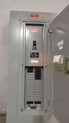 100 Amp. Square D, NEHB-1MW, Panelboard, 480Y/277V, 3PH, 4W, w/ Main Breaker (2 available)