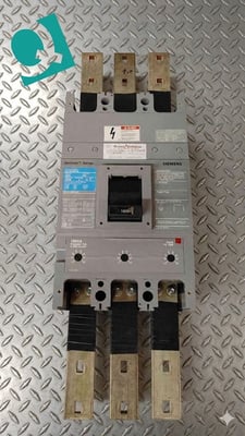 1600 Amp Siemens #PXD63B160, Sentron Series, 3 Pole, 600V, Molded Case Circuit Breaker