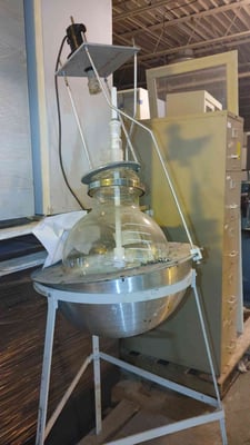 Glas-Col Glass Reactor w/ Stand & Heating Cuff