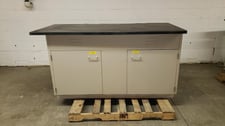 St Charles Black Epoxy Lab Casework Base, Standing Height, 66" L x 30" width x 36" H