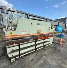 100 Ton, Accurpress #710012, cnc press brake, 12' overall, 124" between housing, 8" stroke, 14" open, 6" Shut