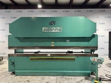 175 Ton, Piranha #175-14, Hydraulic Press Brake, 14' overall, 150" between housing, 8" stroke, 8" throat, 17"