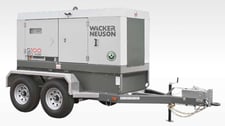 88 KW Wacker Neuson #G100, diesel generator set, multi-volt, 1438 hours, 147 HP @ 1800 RPM, Cummins engine