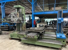 4" Tos #W100A, table type horizontal boring mill, 1994