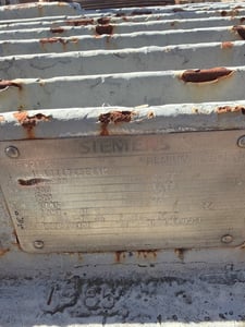 200 HP 1785 RPM Siemens, Frame 447T, TEFC, 460 Volts