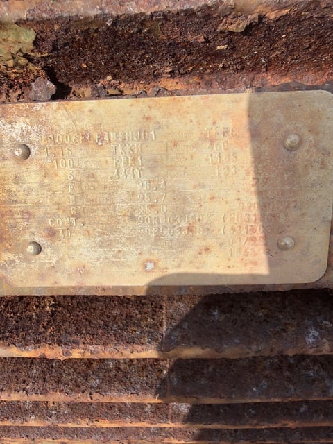 100 HP 1200 RPM , Frame 444T, 460 Volts - Reliance (7), baldor, Toshiba (3), Allis-Chalmers (1) - 17 available