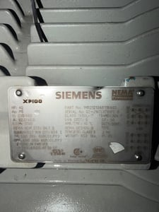 40 HP 1780 RPM Siemens, Frame 324T, TEXP, 230/460 Volts, new