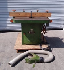Tegle & Sonner, single spindle shaper, 5 HP, 1" spindle, foot brake