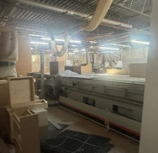 Holz-Her #Dynestic-7505, CNC nested base flat table machine w/ATC & boring, 5' x 12' table, 145" X, 61" Y