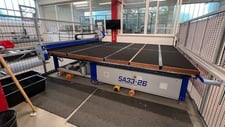 Vetromac #SA-33-26, CNC float glass cutting table, 130" x 102" workable, 2-3/4" thickness, 656 FPM cutting