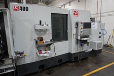Haas #EC-400PP, CNC horizontal machining center, 100 automatic tool changer, 22" X, 25" Y, 22" Z, 12000 RPM