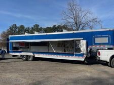 Featherlite, Mobile Catering Trailer, 30' L x 8' width trailer, 15 KW diesel generator, 80-gallon propane