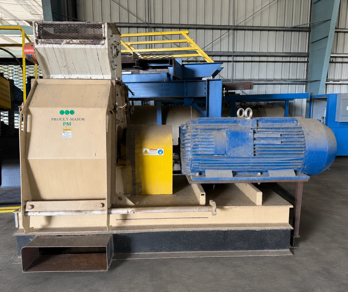 Andritz #43245, Hammer Mill, 43" rotor diameter, 24" screen width, 2,950 sq.in. screen area, 350 HP, 1780