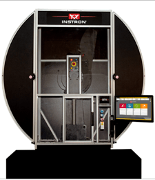 Instron #450MPX, 450J motorized pendulum charpy impact tester