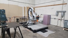 ABB #IRB-4600L, Large Format Robot Cell, w/ MDPE-10 Pellet Extruder, 60 kg 132.3 lb. payload, 2.05m 80"