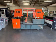 21.6" x 16.5" Cosen #SH-5542, Dual Column Horizontal Band Saw, 1-1/2" x 17' 5" x 0.05", 7.5 HP, 2013