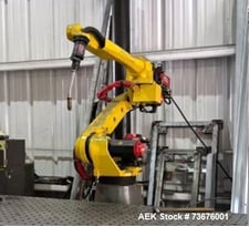 Fanuc #ARC-Mate-120iC, Robotic Arc Welding System, Lincoln Electric Power Wave i400