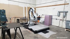 ABB #IRB-4600, industrial robotic large format 3d, Massive Dimension MDPE10 Pellet Extruder, 2.05m reach, 60