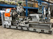 37" x 80" Sharp #3580M, engine lathe, 25" swing over cross slide, 3 & 4-jaw chucks, inch/metric threading, 30
