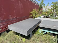 48" x 96" x 10" Granite Surface Combustion plate with stand