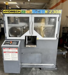 Hydmech #H-230A, horizontal band saw, 1" x 1176" blade, 50-350 SFM, 3 HP VFD, 19" multi-indexing