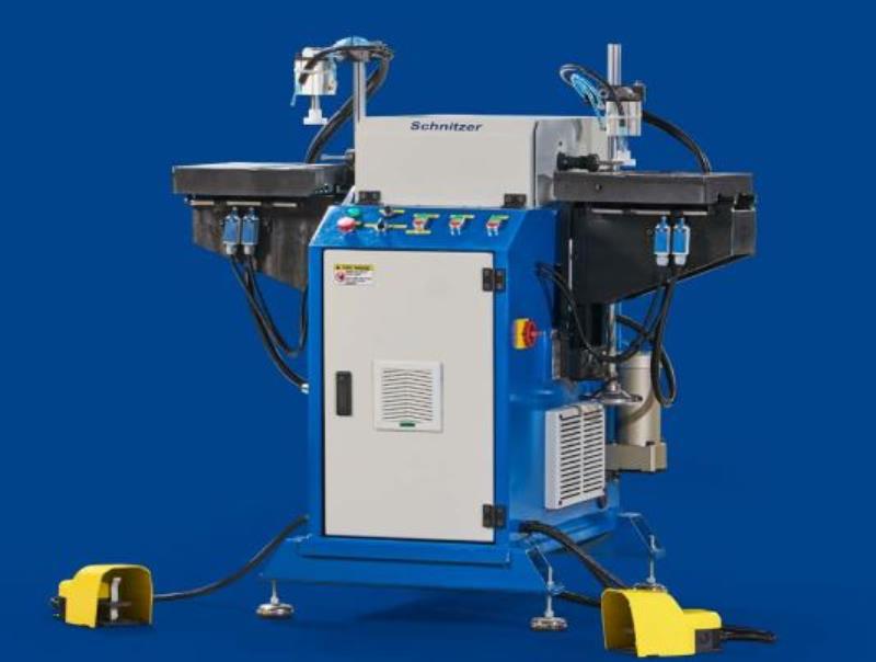 Schnitzer #Female, oscillating slot mortiser, double table, 1.97" slot depth, 4.72" slot width, 4.72" slot