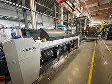 Bavelloni #VE500-V10-SCS, vertical glass edge grinder, 10-spindle, 1/8"-2" glass thickness, 1.6-18 FPM