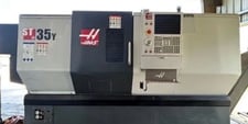 Haas #ST-35Y, 4-Axis CNC Lathe, 31.7" swing, 23" machining length, 18" turning diameter, 12" chuck, 4" bar