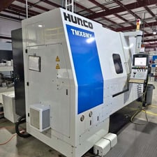 Hurco #TMX8MY, CNC Lathe, 29.7" machining length, 13.2" turning diameter, 8" chuck, 2.5" bar, 37 HP, 4500