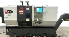 Haas #ST-35Y, CNC Lathe, 4" X, 32.5" Z, 31.7" swing, 12" max. cutting diameter, 12" chuck, 4" bar, 40 HP