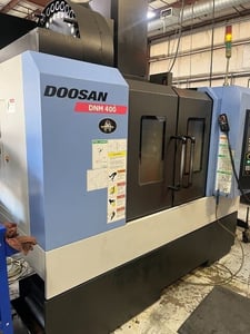 Daewoo Doosan #DNM-400, Vertical Machining Center, 30" X, 17.1" Y, 20.1" Z, 36.2" x 17.1" table, 20 HP, 8000