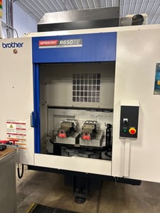 Brother #R650X2, 4-Axis Vertical Machining Center, 25.6" X, 15.7" Y, 12" Z, 15.7" x 31.5" table, 12 HP