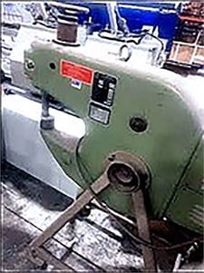 Image for Eckold #KF-314, power shrinker/stretcher sheet metal former, 13-3/8" throat, 14 gauge mild steel capacity, 400 SPM, 2 HP, 1987