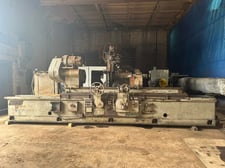 30" x 96" Norton #LCTU, heavy duty plain outside dimension grinder, 36" x 12" x 8" wheel, variable speed
