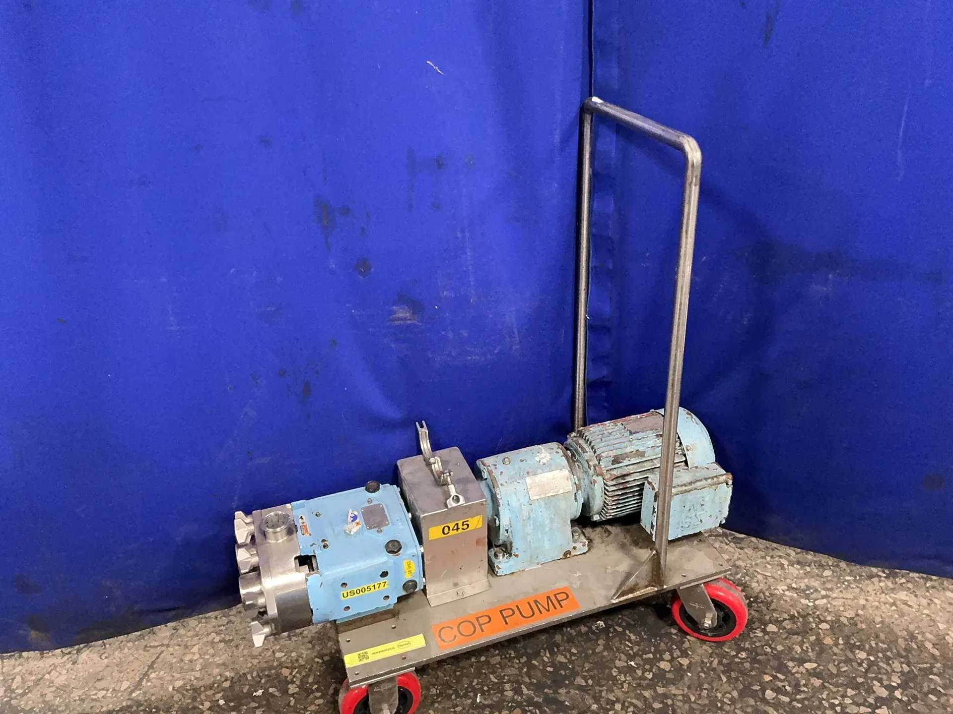 3 HP Waukesha #030-U1-R1, Positive Displacement Pump, 1720 RPM, 230/460 V., 2017