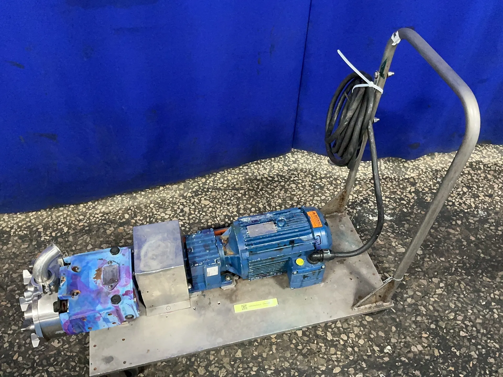 3 HP Waukesha, Positive Displacement Pump, 1762 RPM, 230/460 V.