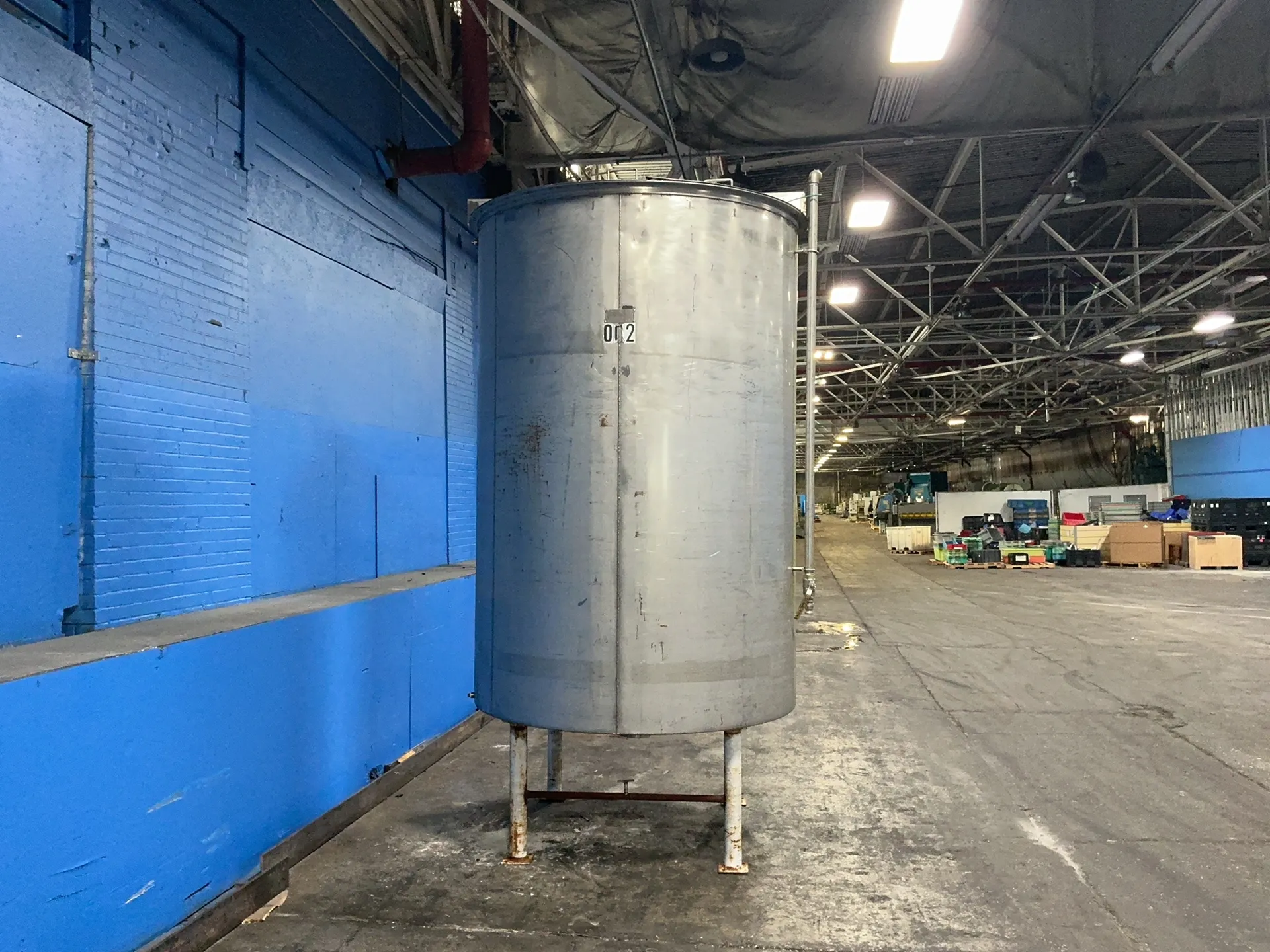 2400 gallon Piersol-Pine, Stainless Steel Tank, 82" x96" x145", 1968