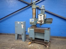 0.8' x 3' Southbend #GF50-800, Radial Arm Drill, 32" x 20" T Slot Table, 15 A, 460 V.