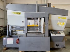 28" x 28" Hyd-Mech #H-28A, band saw, 2" x 25" blade, 10 HP, coolant