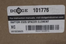 Dodge 101776 raptor es20 spacer element - new unit - stock gf890