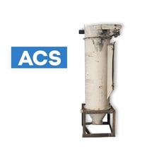 Ancaster Conveying, Carbon Steel, cylindrical filter receiver dust collector, 28" diameter, (7) 5-3/4" x 38"