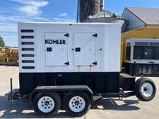125 KW Kohler #120REOZT4, Portable Diesel Generator Set, 277/480 Volt, 1800 RPM, 4.5 liter John Deere engine