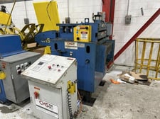 18" x .125" Nidec-CHS Automation #MXS-318PL, Servo Roll Feed Straightener Combination Press Feed, 999.99"