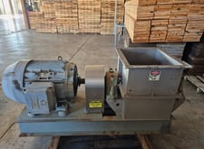 Vincent #VS-18, Single-Shaft Shredder, 18" x 18" inlet/outlet opening, 18" rotor diameter, 40,000 lbs./hr.