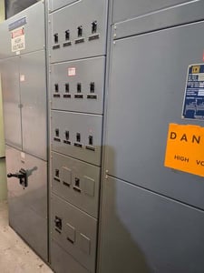 300 KVA Transformer, 480 Pri. 208Y/120 Sec., Square D #Power-Zone, 800 Amp Substation Switchgear, 18 Dist &