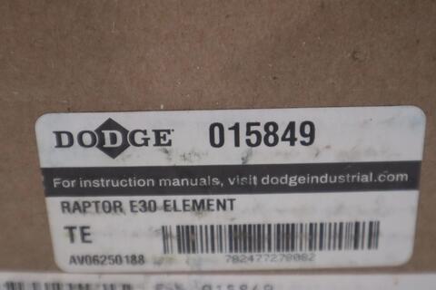 Dodge 015849 raptor e30 element 5-7/16 inch bore - new unit - stock gf452a